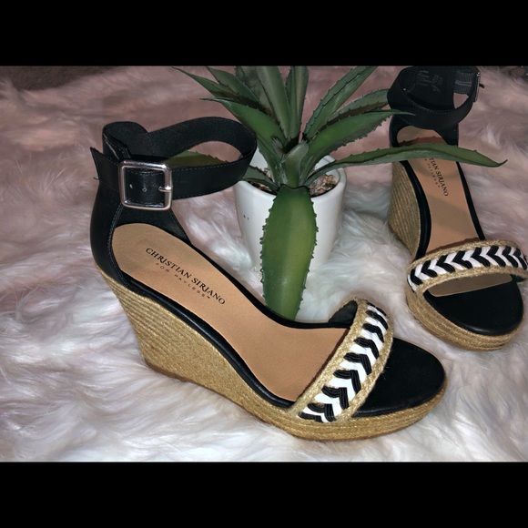 Christian Siriano Shoes - 💥CHRISTIAN SIRIANO, ankle strap wedge
